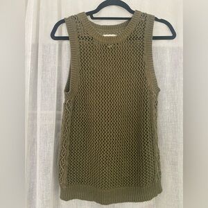 Current Elliot 🫒 Sleeveless Knit Top
